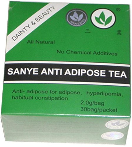SANYE ANTI-ADIPOSE TEA & Desintoxicante Acción Laxante & Limpieza - 30 bolsas de té