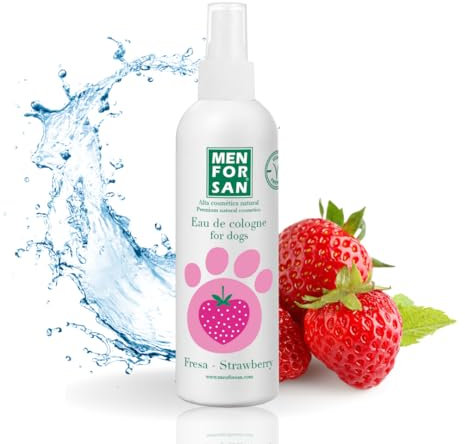 Parfum pour animaux domestiques Menforsan Fraise (125 ml)