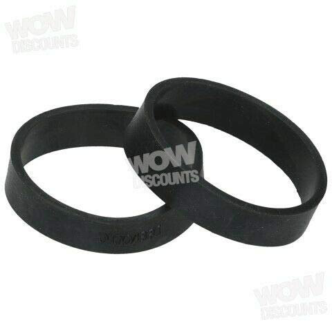 Electruepart Drive Belts to fit Dirt Devil Handy 150 (Pack of 2, Black,