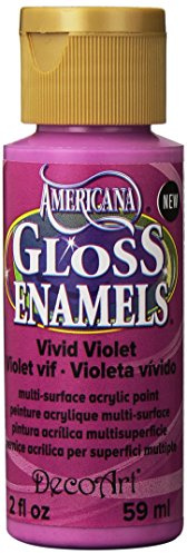 DecoArt Americana Gloss Enamels Paint, 2-Ounce, Vivid Violet