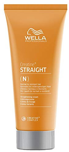 Wella Creatine+ Straight Glättende Creme für Normales bis widerspenstiges Haar, 200 ml