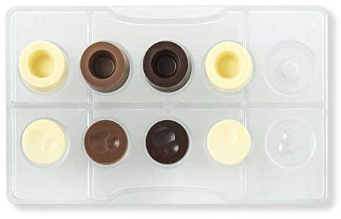 DECORA 0050125 PRALINENFORM ZUSAMMENSETZBARE RUNDE HOHLKÖRPER, Sonstiges:, durchsichtig