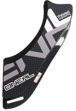 O'NEAL | Protektoren-Ersatzteil | Motocross Enduro | Vorderes linkes Seitenteil | Front Left Hand Side TRON Neckbrace | Schwarz Weiß | One Size
