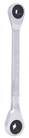 KS Tools 503.4351 GEARplus TX-E-Doppel-Ratschenringschlüssel,E6xE8