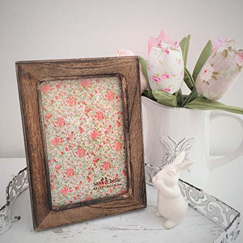 Sass & Belle Dark Brown Wood Photo Frame