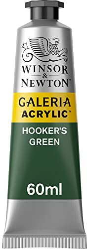 Winsor & Newton Galeria 60ml Hookers Green, Acrylic, 5 x 3 x 12 cm