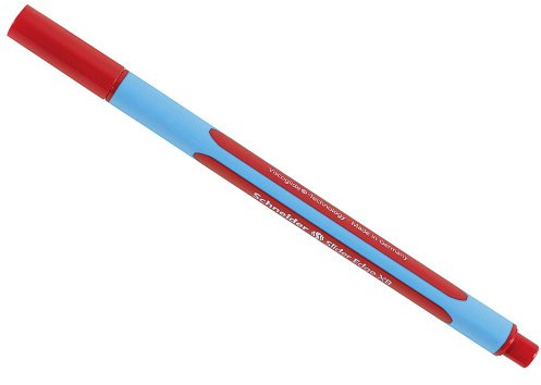 Schneider Slider Basic XB Quick-Dry Ballpoint Pens, Red