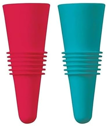 Houdini Silicone Wine Bottle Stoppers With Air Tight Seal