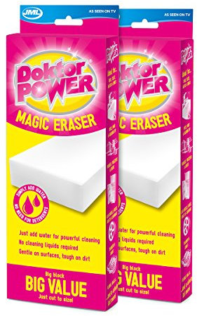 JML Doktor Power Magic Eraser Twin Pack Cleaning & Polishing Sponge Block Double Pack