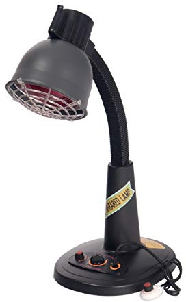 KS Infrared Heat Lamp Desk Model(Heat Therapy & Light Therapy) 110 V. Including Bulb
