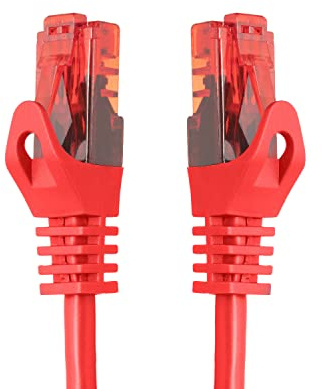 BIGtec LAN Kabel 30m Netzwerkkabel rot Gigabit Ethernet Kabel RJ45 Stecker Patchkabel für Patchpanel Netzwerk Switch Gaming PC kompatibel Playstation 5 PS5 XBOX Nintendo Switch 2 -Station 30 Meter