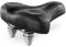 Selle Montegrappa FAHRRADSATTEL CITYSATTEL Leder Damen Herren für CITYRAD BEACHCRUISER HOLLANDRAD in Vintage Retro Look 1700 P! Quadro Farbe: Schwarz - Made in Italy