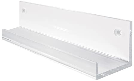 SIGEL GA111 Étagère transparente pour tableaux, 50 cm, acrylique transparent