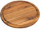 Kesper Assiette en bois d'acacia certifié FSC® ø 30 cm - Lot de 10 - Viande, Pizza, Charcuterie & Fromage - Résistant à l'humidité - Durable - Non lavable au lave-vaisselle