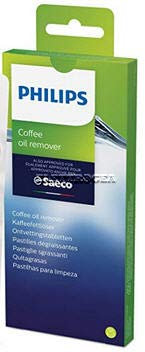 1 CONFEZIONE PASTIGLIE SGRASSANTI 6 PASTIGLIE PER PULIZIA MACCHINA CAFFE' AUTOMATICA E MANUALE SAECO 21002054, 21001883