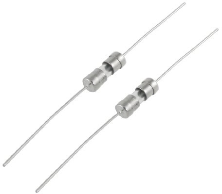 sourcing map 10x axiales schnellwirkend durch Loch 3,6 x 10mm Glas Sicherung 250V 1A