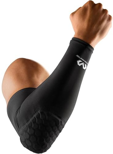 McDavid - Protección de brazo 6500 con HexPad, Power Shooter, negro