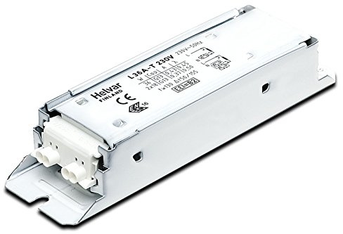 Helvar, reattore magnetico da 36 W (anche da 30 W), induttore a filo avvolto,