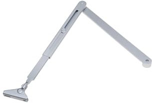 tesa DCL190-EVI Braccio Articolato Per Chiudiporta Per Porte, Argento, Senza Ritenzione