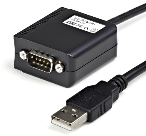 StarTech.com Cable USB a Serie de 1 Puerto DB9 de 1,8m - Adaptador USB a RS485 RS422 - con Retención COM - TAA