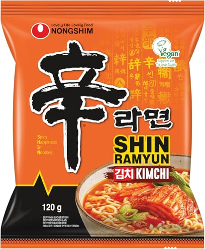 Nong Shim Kimchi Noodle Soup 120g (Pack of 20)