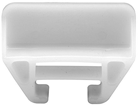 Prime-Line R 7221 21/32 In. x 1-1/8 In., White Drawer Guide Kit (2 Pack)