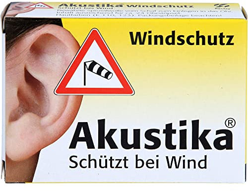 Südmedica GmbH Akustika Windschutz Ear Wind Protectors - 1 Pair
