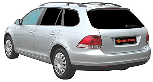 Solarplexius Auto-Sonnenschutz Scheiben-Tönung passgenau für VW Golf Variant 07-14 Keine Folie Komplettsatz