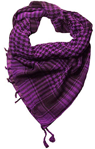 LOVARZI Palästinenser Tuch Violett Lila stylische und vielfältige Tuch für junge Männer und Frauen