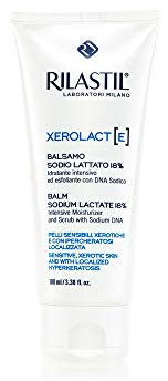 Rilastil Xerolact - Crema Hidratante y Exfoliante con 18% de Lactato de Sodio, para Piel Muy Seca, Único, 100 Mililitros