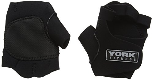 York Fitness Neoprene Training Gloves - Black, Medium