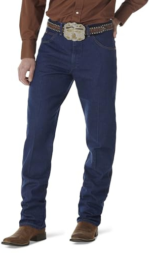 Wrangler - Vaqueros de Corte Vaquero para Hombre, Índigo (Prewashed Indigo), 31W x 34L