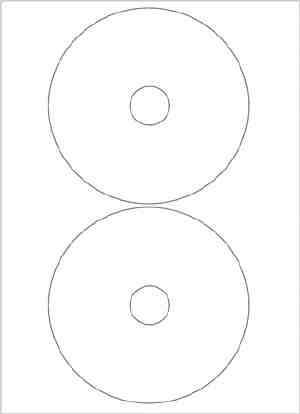 20 CD / DVD Labels-Labels Stickers, Self-Adhesive, Brilliant White, 117 / 17; high-gloss surface in Fotopapierqualität