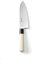 HENDI Messer Santoku, mit Holzgriff, Japanische Messer, Küchenmesser, Messer, Deutscher Stahl X50CrMoV15, Klinge: 165mm, Länge: 295mm