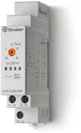 Finder serie 14 - Automático escalera interruptor unipolar 230v 16a