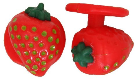 Kochknöpfe Kugelknöpfe Knöpfe à 12 Stück als Erdbeere