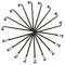 37 Stück Speichen 254mm Spokes Schwarz VERZINKT 2mm Inkl. Messing Speichennippel