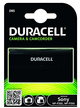 Duracell DR5 - Batería de videocámara 7.2 V, 2200 mAh (reemplaza batería original de Sony NP-F330)