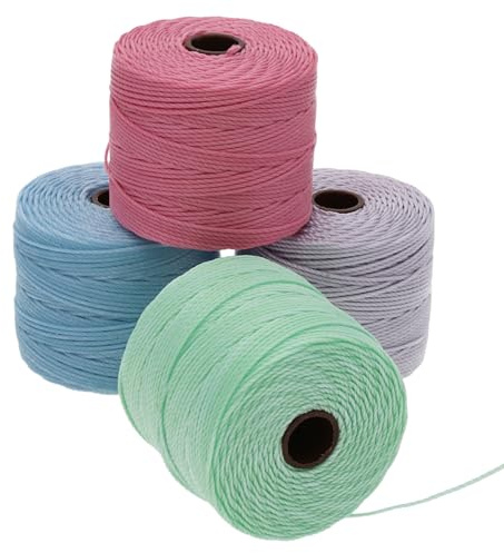 Super-Ion 4 bobines de fil à Crochet pour Micro perles pour le filage Macram Jewelry Compatible Kumihimo projets S Lon