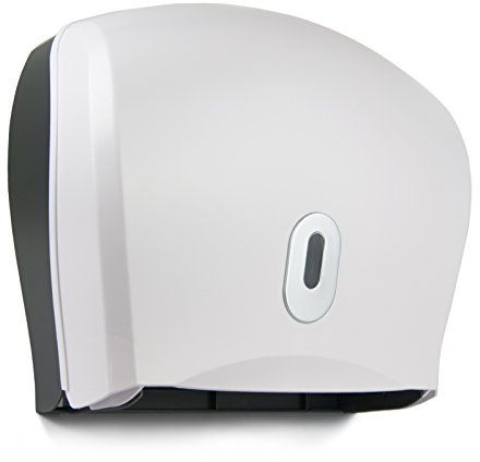 Washroom Hub Mini Jumbo Toilet Roll Dispenser - Duo Paper Holder - Commercial Bathroom