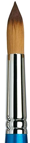 Winsor & Newton 5301019 Cotman akvarell syntetiskt hår pensel – serie 111 – rund borste, kort handtag med utmärkt fjädringskraft, färgbärande kraft och punktnoggrannhet – nr 20 – 13 mm
