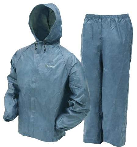 Frogg Toggs Ultra-lite2 Rain Suit W/stuff Sack - X-large, Blue
