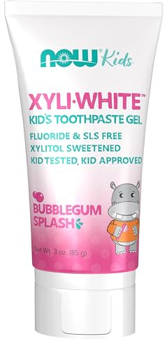 Now Foods Kids Xyliwhite Bubblegum Splash Toothpaste Gel, 85 g