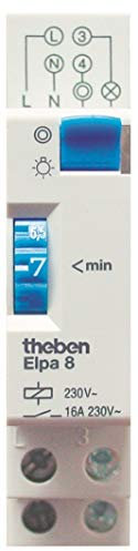 Theben 0080002 Treppenlichtzeitschalter Hutschiene 230 V/AC