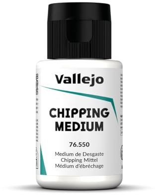 Vallejo MEDIUM DE DESGASTE INCOLORO 35 ML - Transparentes Medium für Alterungseffekte - Ideal für Miniaturen und Modelle - 35 ml Serie.