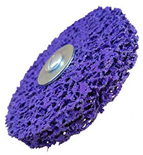 Rostio CSD Scheibe Schleifscheibe CBS Reinigungsscheibe Rostentferner LILA Purple