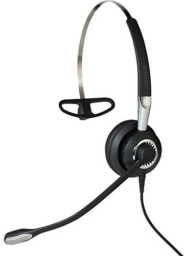 Jabra Biz 2400 II USB Mono BT MS - Auriculares con micrófono (Centro de Llamadas/Oficina, Monoaural, Diadema, Negro, Plata, Bluetooth + USB, Inalámbrico y alámbrico)