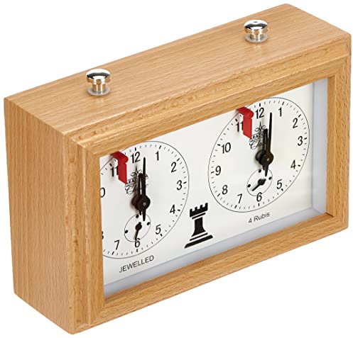 Philos 4680 - Präzisionsschachuhr Aradora, mechanisch, im Holzgehäuse