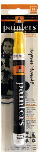Elmer's Painters Opaque Paint Marker, Medium Tip, Yellow (7341)