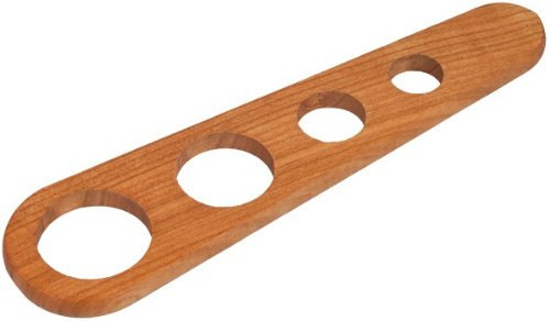 Gravidus Spaghettimaß Spaghetti Portionierer aus Kirschholz, 4 Größen, geöltes Holz, Nudelmaß mit Aufhängelöcher